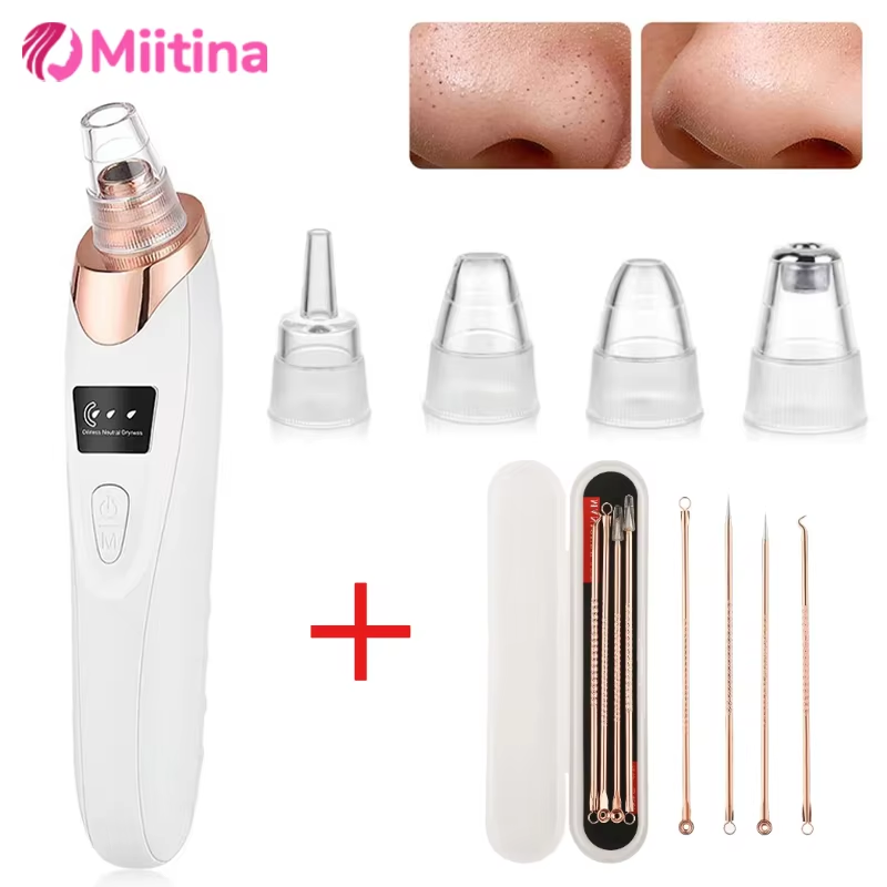Luxury Skincare Acne - Blackhead Remover Vacuum Suction USB Rechargeable