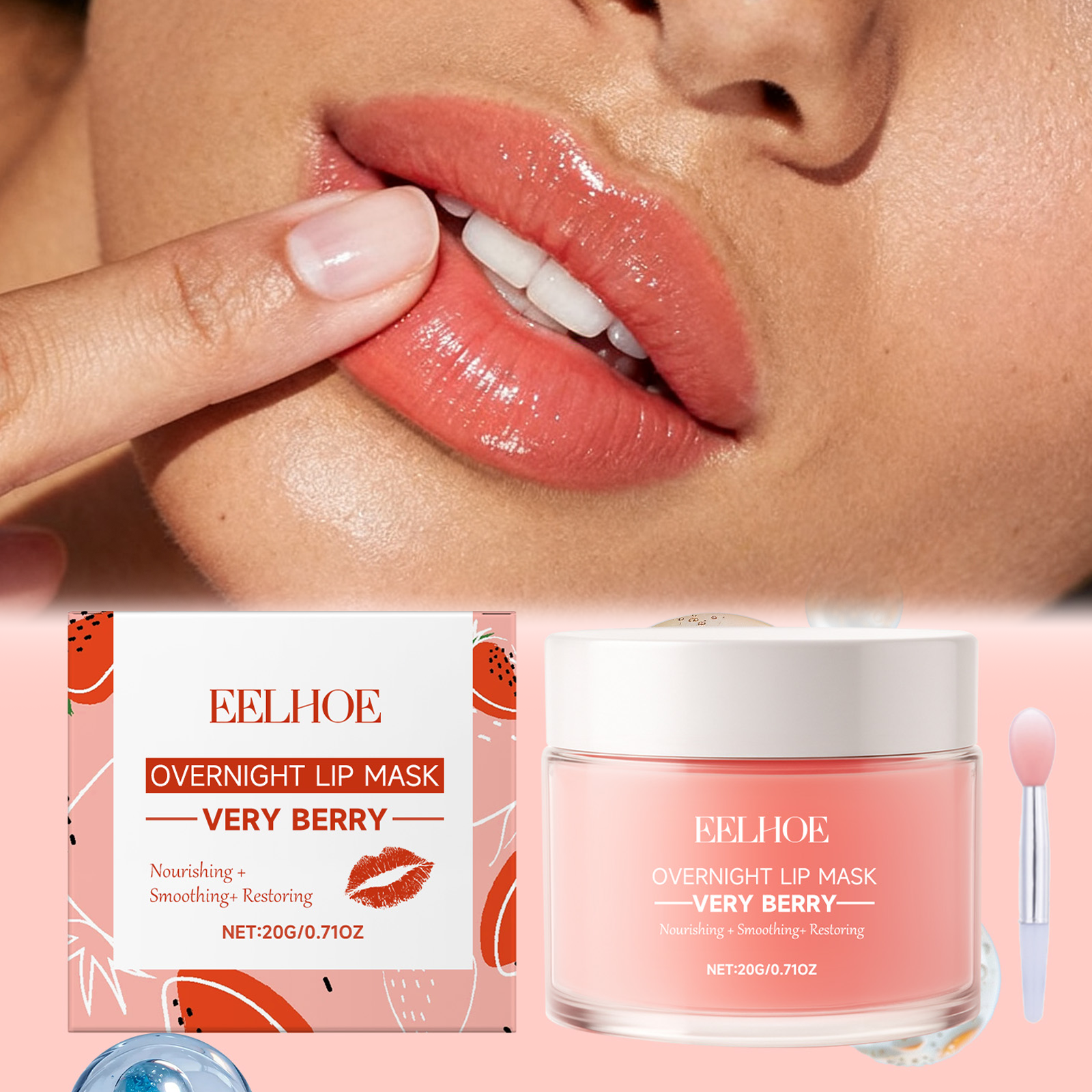 Luxury Skincare Mask - Lip Mask Berry Overnight Lip Sleeping