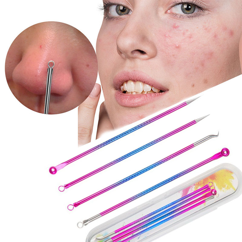 New 4PCS Face Cleaning Kit Pim - Luxury Skincare Acne recensie en prijs