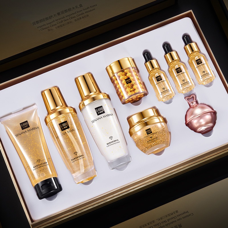 Women 24K Gold Skin Care Set 9 - Luxury Skincare Kit recensie en prijs