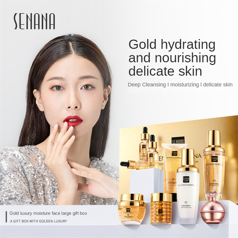 Women 24K Gold Skin Care Set 9 - Luxury Skincare Kit recensie en prijs