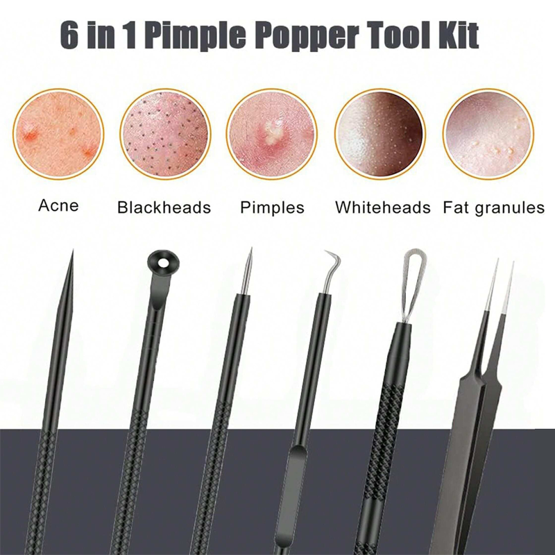 4/6PCS Face Cleaning Kit Pimpl - Luxury Skincare Acne recensie en prijs