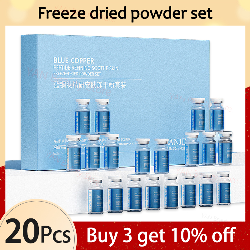 20PCS Blue Copper Peptide Free - Oligopeptide Wrinkle recensie en prijs