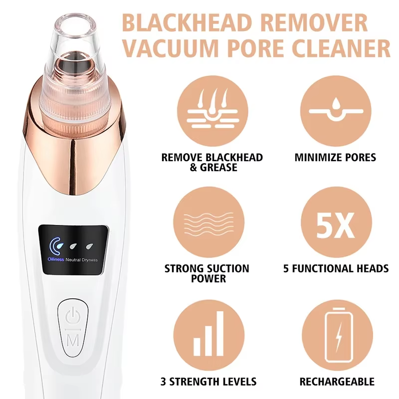 Blackhead Remover Vacuum Sucti - Luxury Skincare Acne recensie en prijs