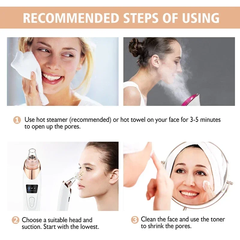 Blackhead Remover Vacuum Sucti - Luxury Skincare Acne recensie en prijs