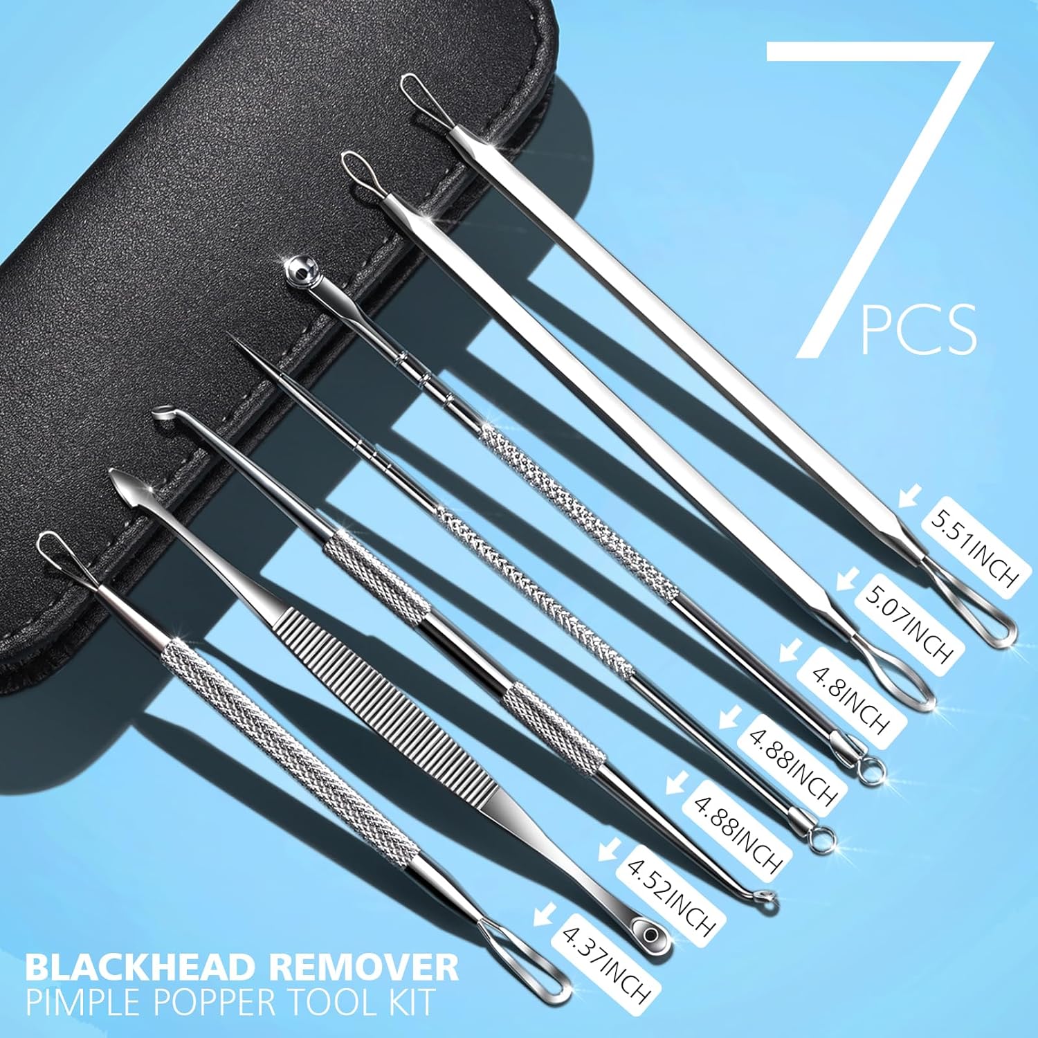 7pcs Blackhead Remover Kit Sta - Luxury Skincare Acne recensie en prijs