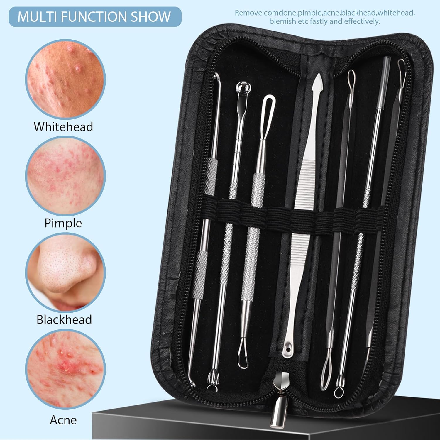 7pcs Blackhead Remover Kit Sta - Luxury Skincare Acne recensie en prijs