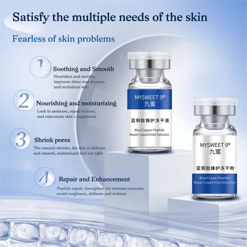 Face Blue Copper Peptide GHK-C - Oligopeptide Wrinkle recensie en prijs