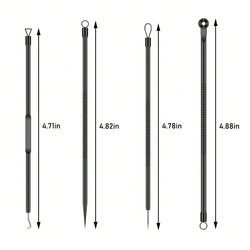 4-piece stainless steel comedo - Luxury Skincare Acne recensie en prijs