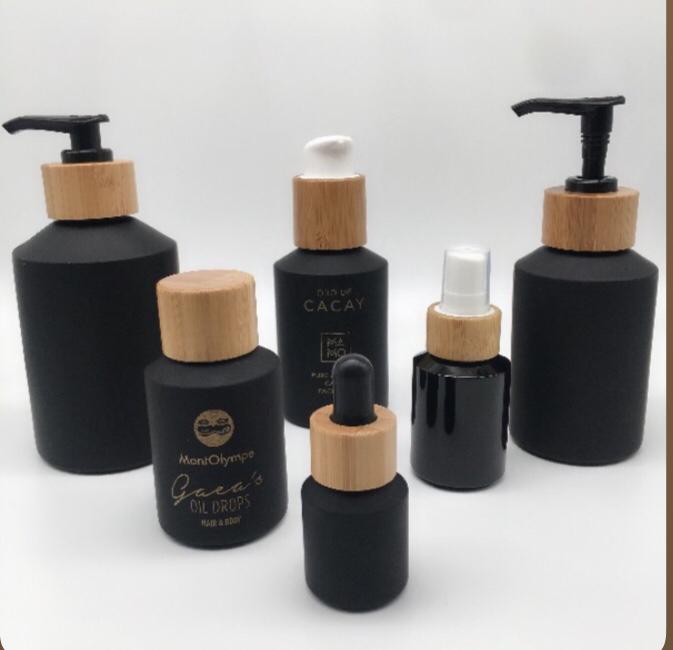 60pcs 120ml black matte glass  - Luxury Skincare Mask recensie en prijs