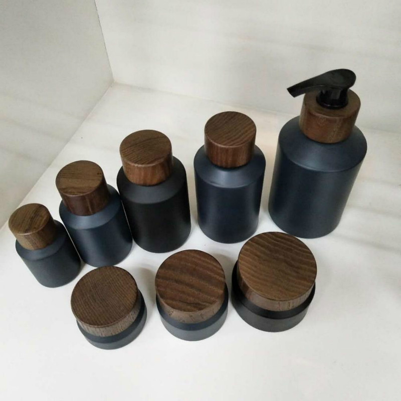 60pcs 120ml black matte glass  - Luxury Skincare Mask recensie en prijs
