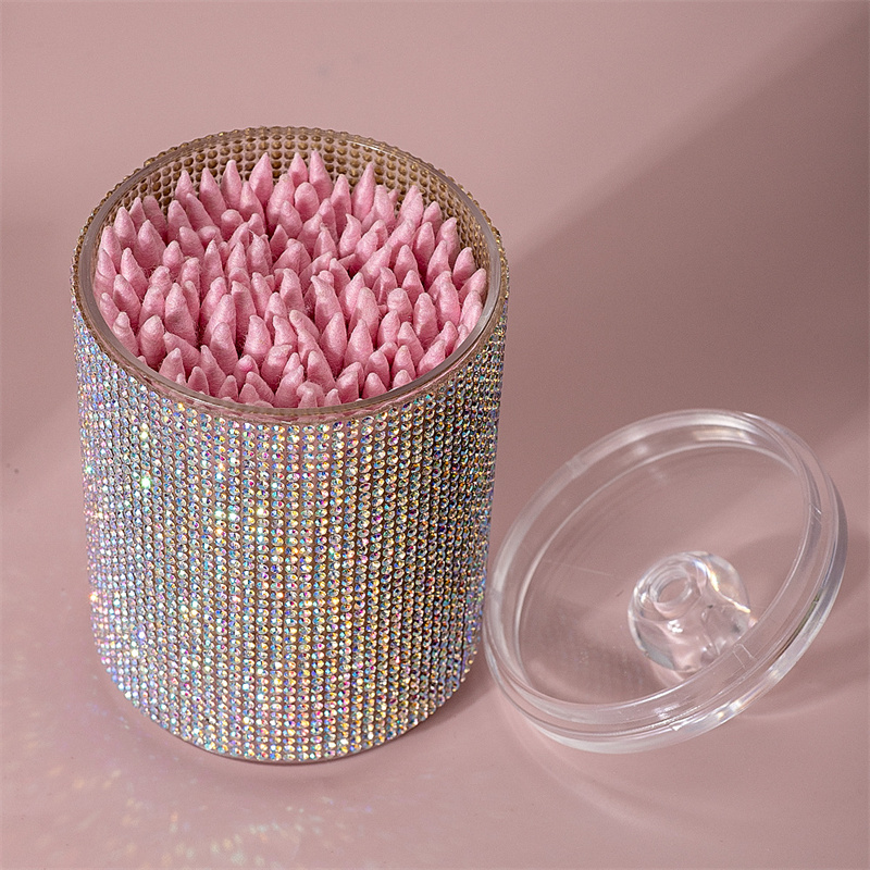 Luxury Diamond Cotton Swab Sto - Luxury Skincare Containers recensie en prijs