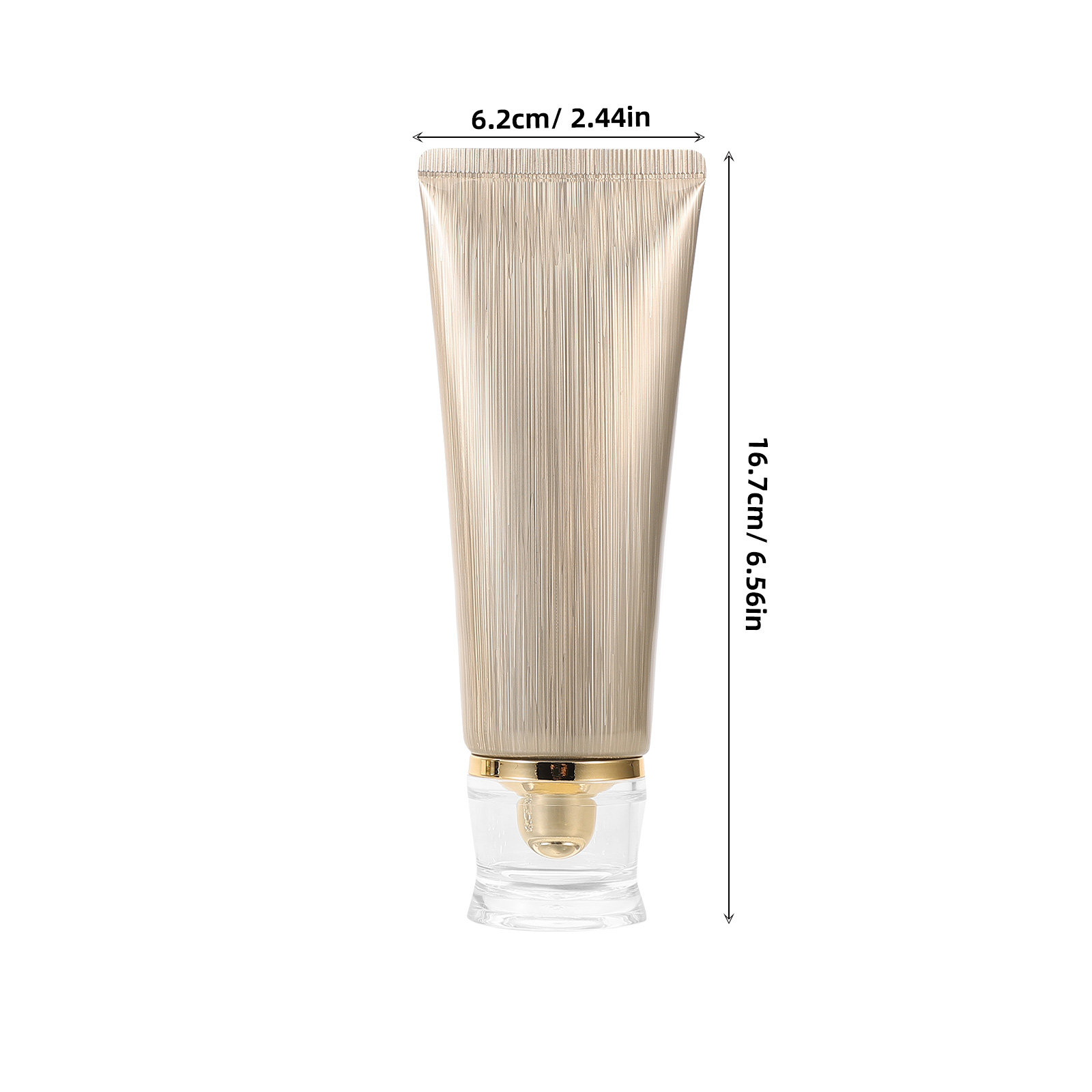 4Pcs Portable Travel Tubes Lea - Luxury Gold Skincare recensie en prijs
