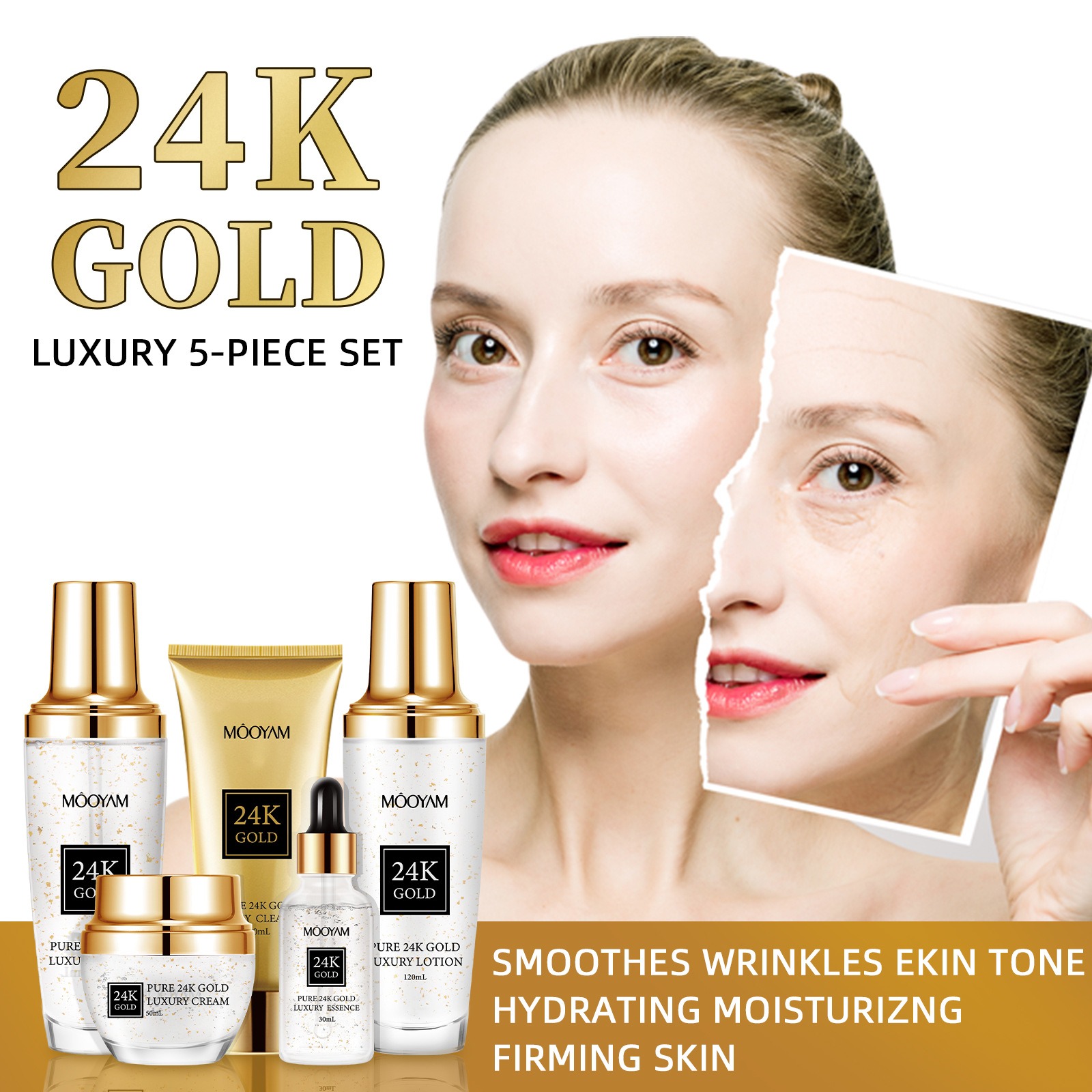 24K Gold LUXURY Moisturizin An - Luxury Gold Skincare recensie en prijs