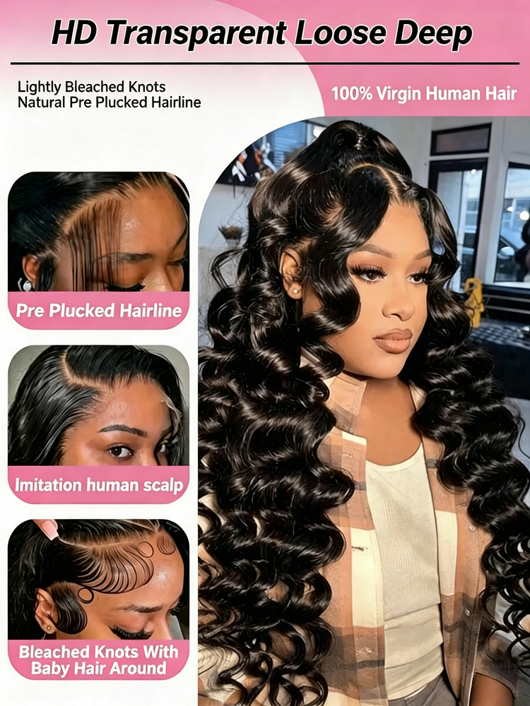 13x6 HD Loose Deep Wave Lace F - Ultra Luxury Skincare recensie en prijs