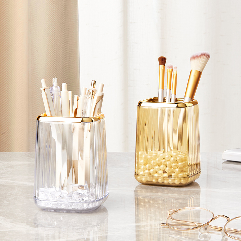 Desktop Cosmetic Brushes Stora - Luxury Skincare Containers recensie en prijs