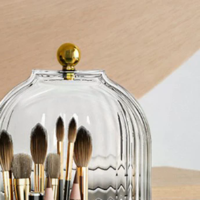 360° Rotating Makeup Brush Hol - Luxury Skincare Containers recensie en prijs
