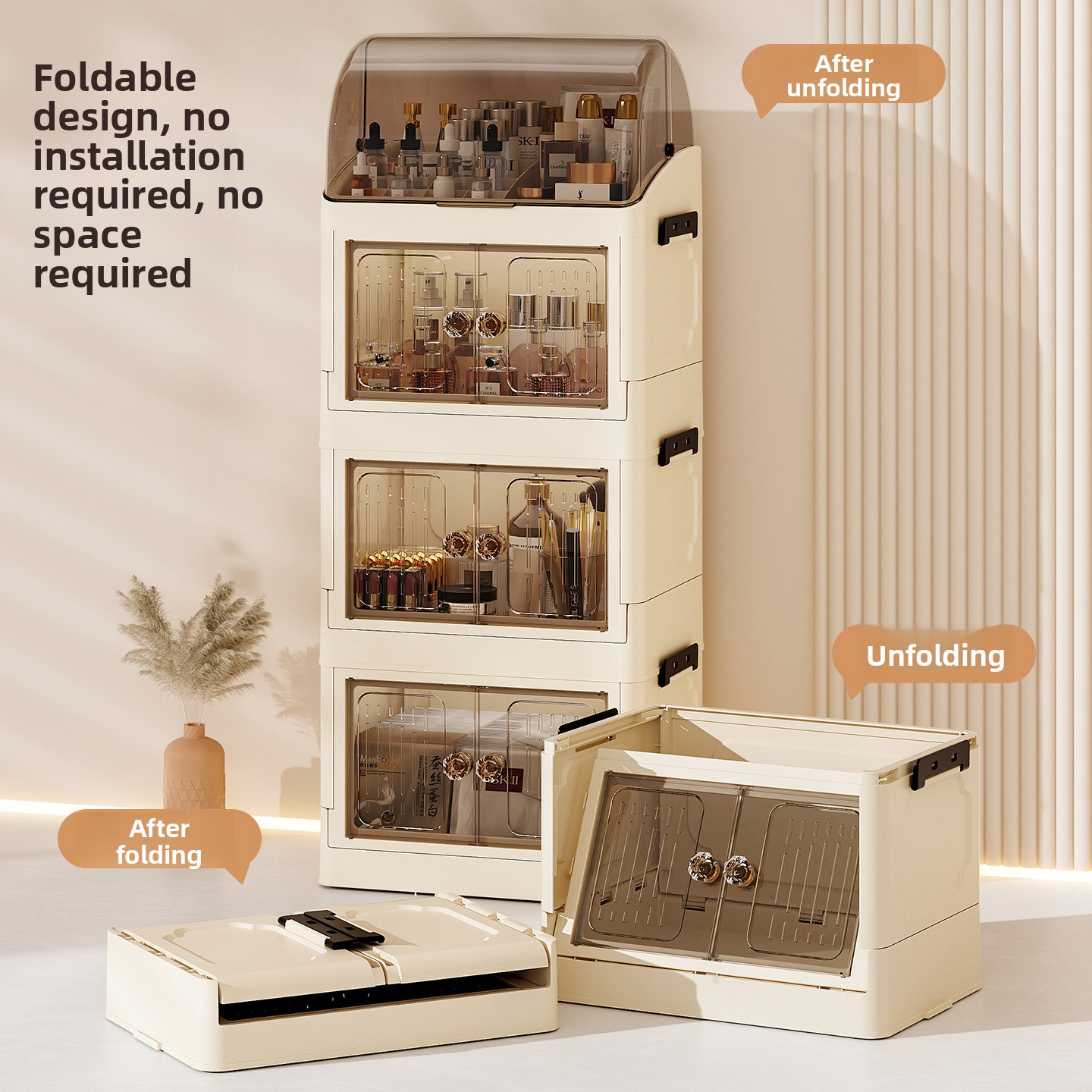 Luxury covered cosmetics stora - Luxury Skincare Containers recensie en prijs
