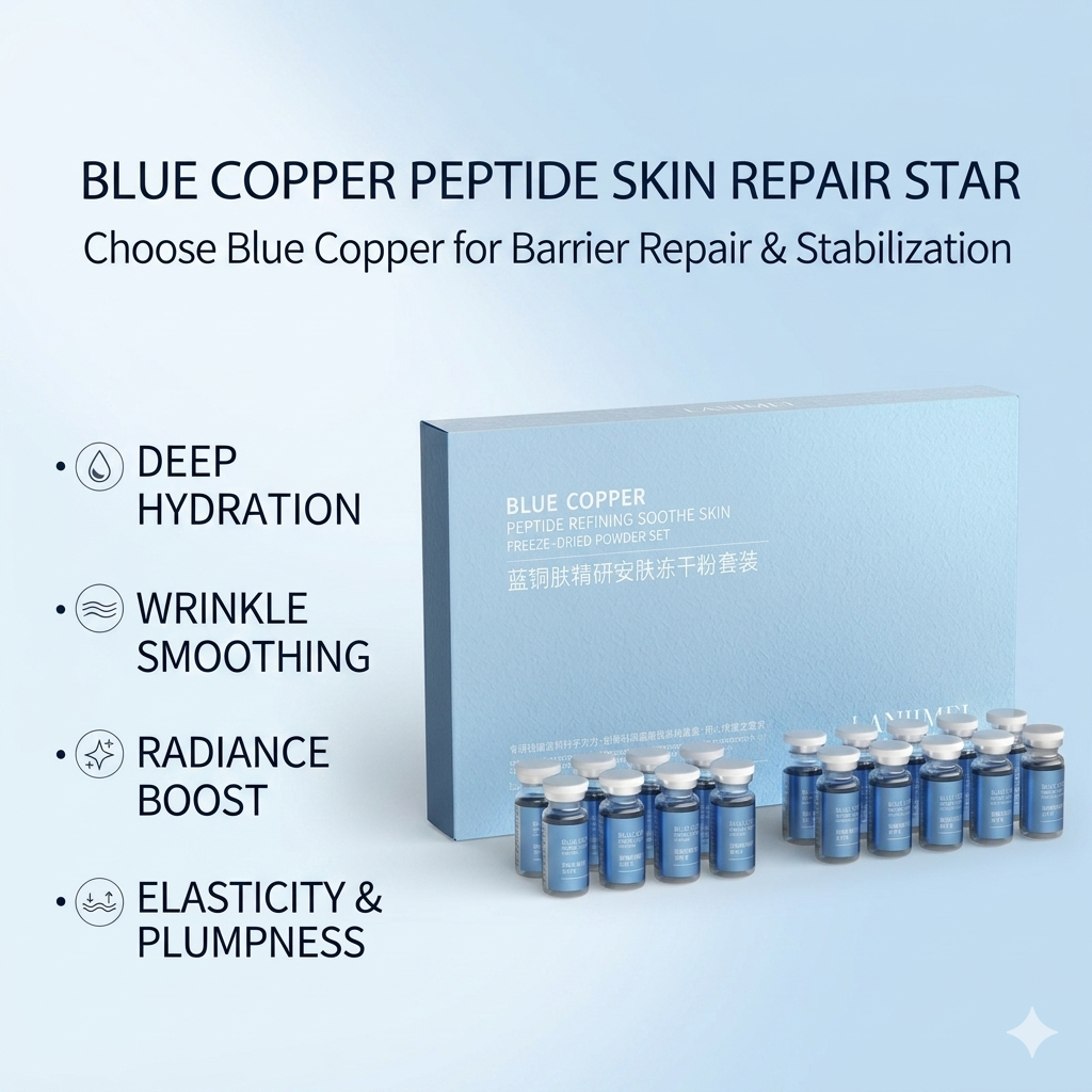 20pcs Blue Copper Peptide Free - Oligopeptide Wrinkle recensie en prijs