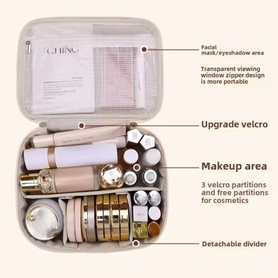 New Women's Cosmetic Bag Porta - Luxury Skincare Containers recensie en prijs