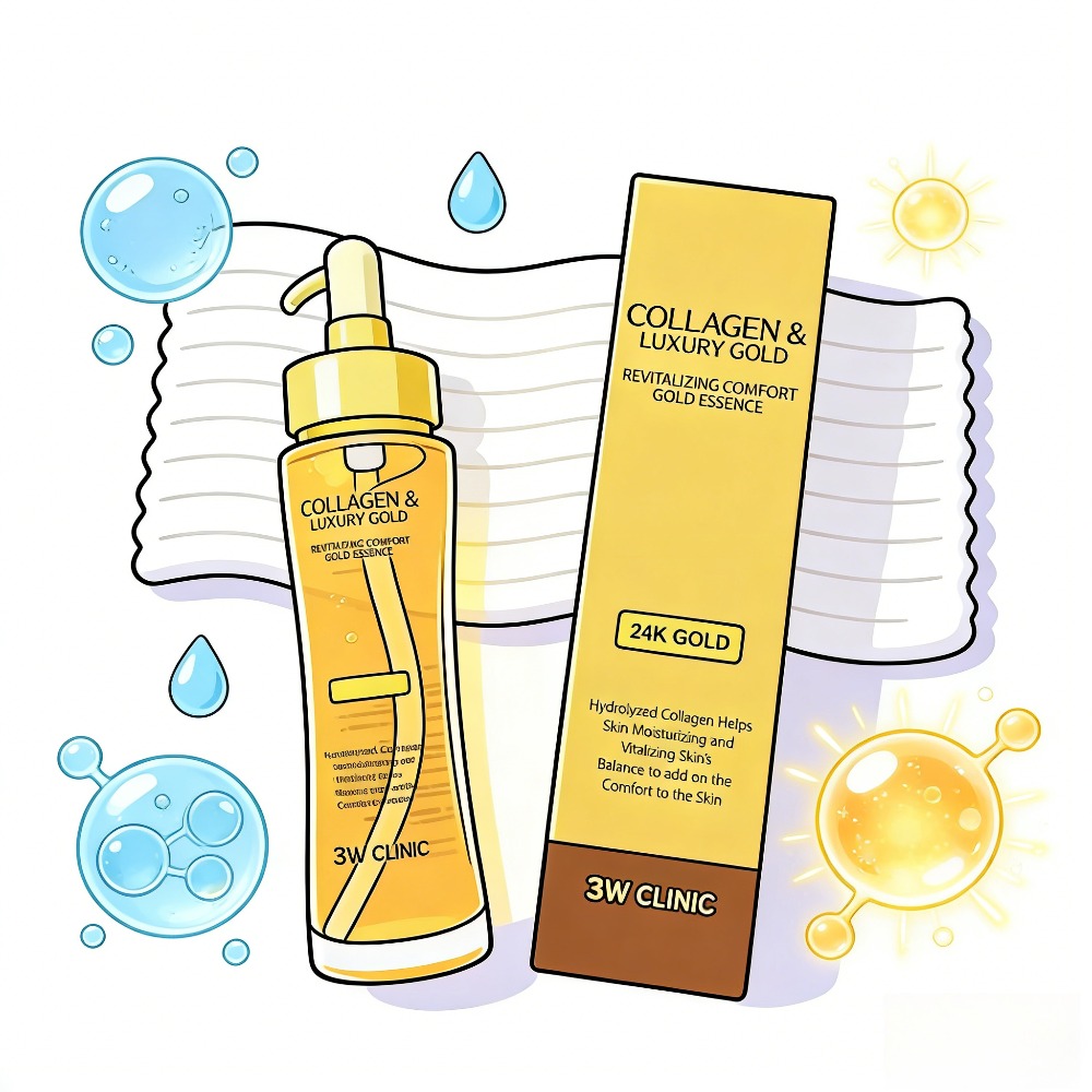 3WCLINIC Collagen & Luxury Gol - Luxury Gold Skincare recensie en prijs