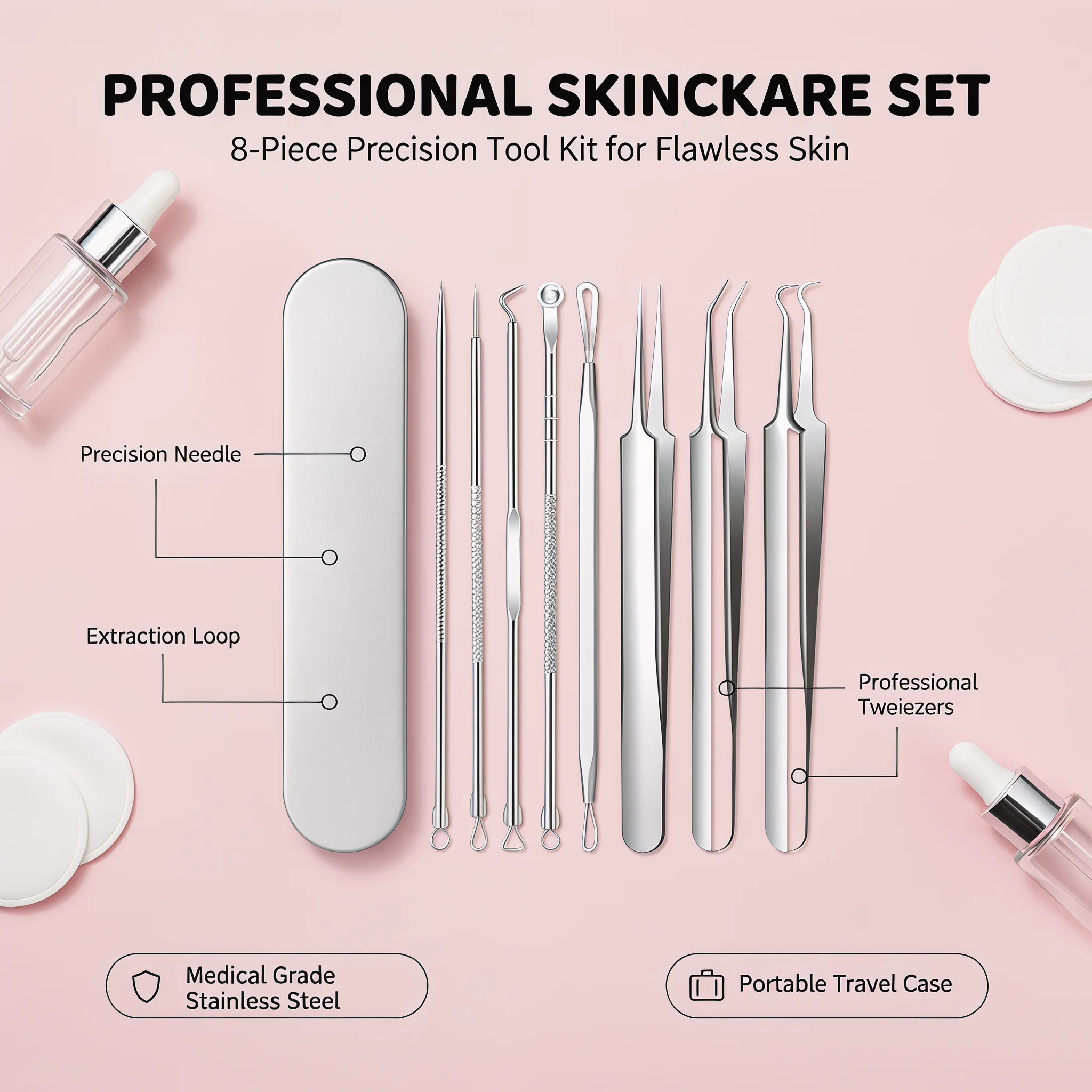 8Pcs Professional Acne Needle  - Luxury Skincare Acne recensie en prijs