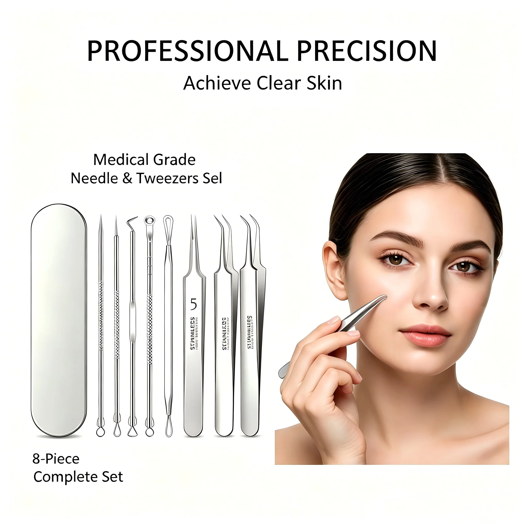 8Pcs Professional Acne Needle  - Luxury Skincare Acne recensie en prijs