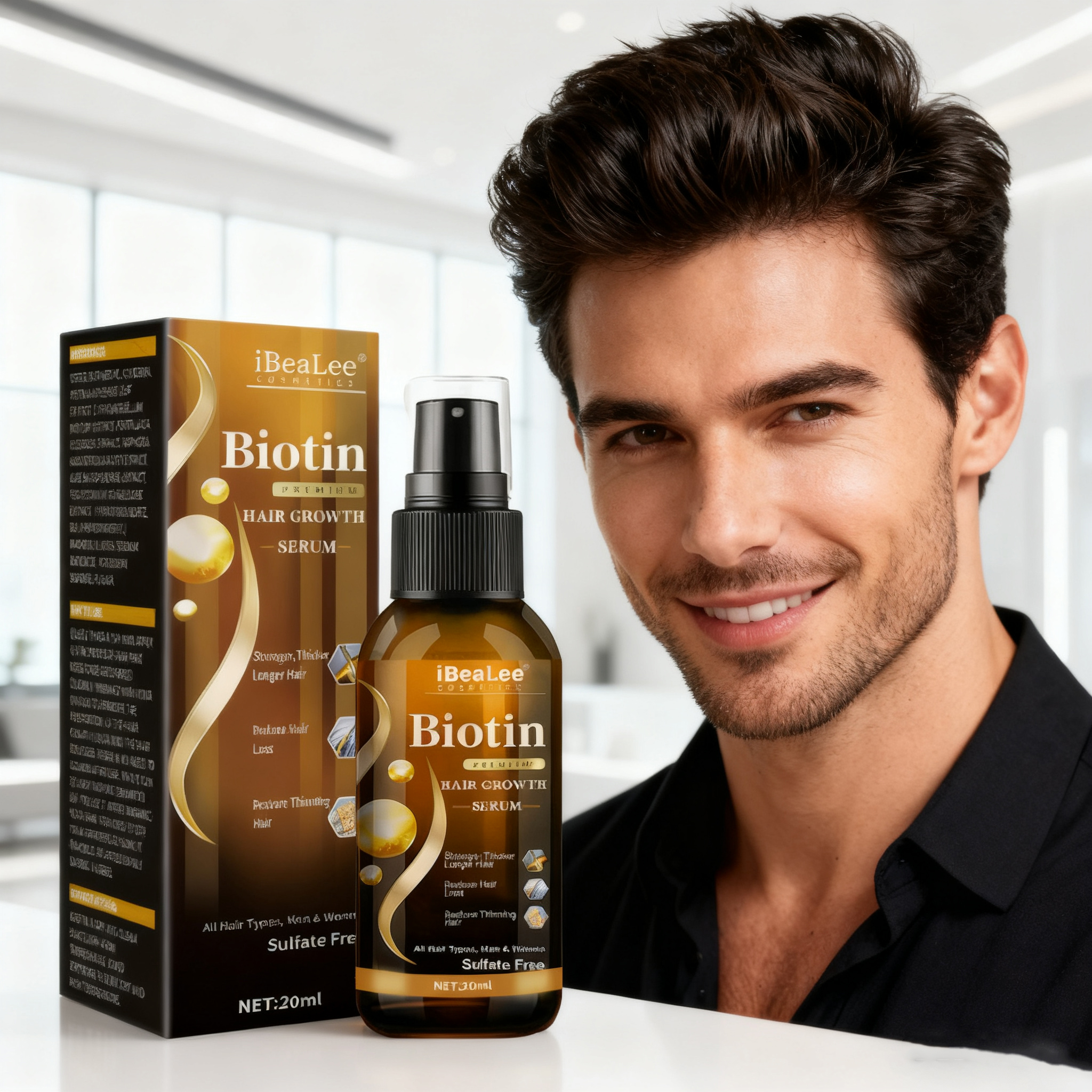 Biotin Hair Growth Serum Spray - Epidermal Growth Factor recensie en prijs