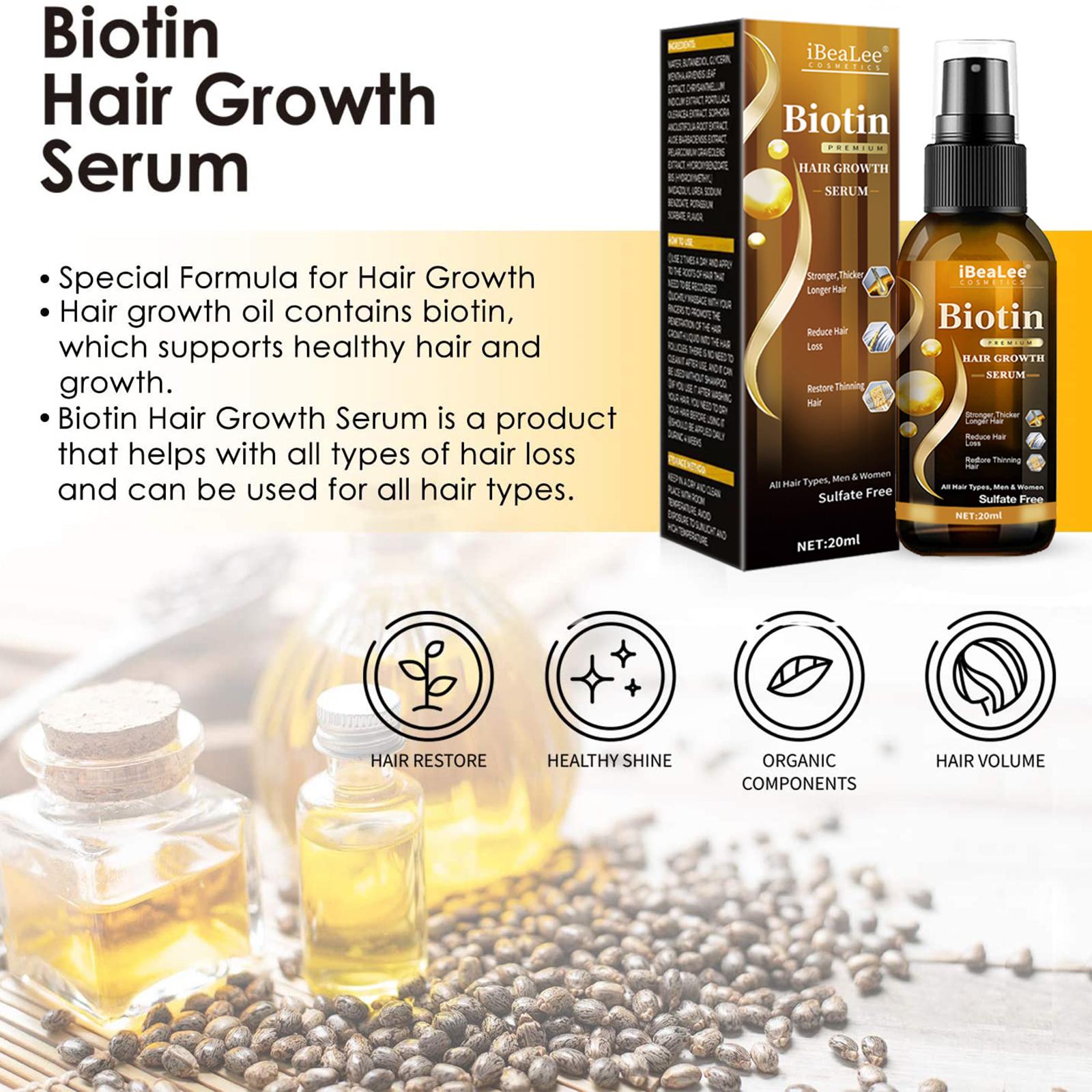 Biotin Hair Growth Serum Spray - Epidermal Growth Factor recensie en prijs